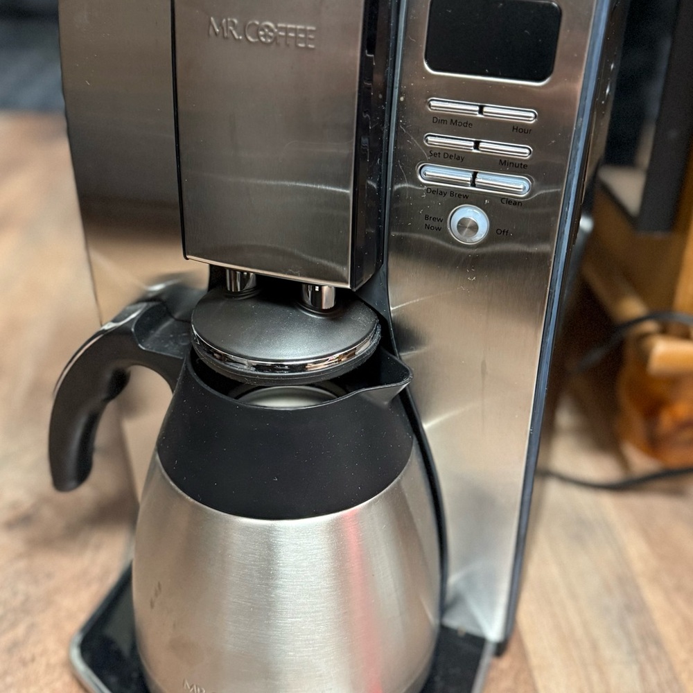 Mr. Coffee Black and Silver Thermal Coffee Maker